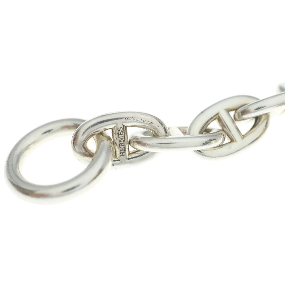 HERMES(エルメス) Chaine d'Ancre TGM シェーヌダンクル 13コマ チェーンブレスレット シルバー