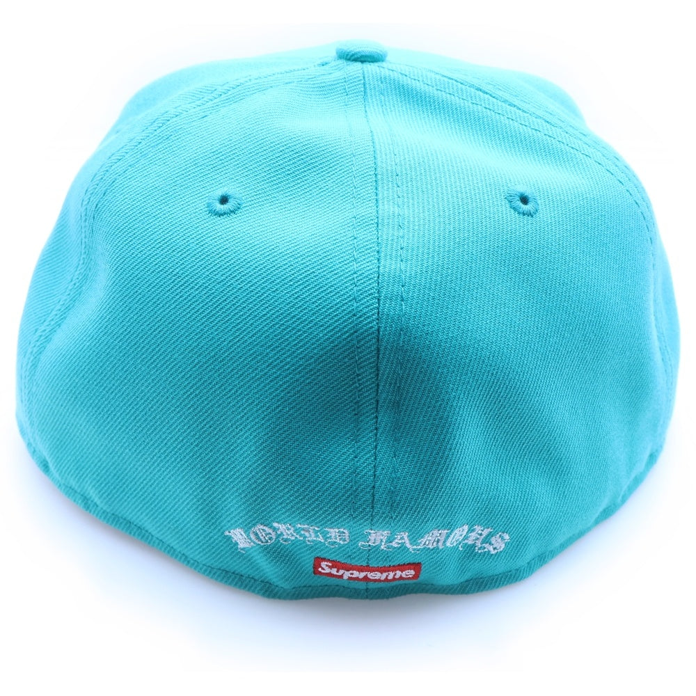 SUPREME(シュプリーム) 24SS ×NEW ERA Gold Cross S Logo Sロゴ 6パネル ベースボールキャップ 帽子 ライトブルー
