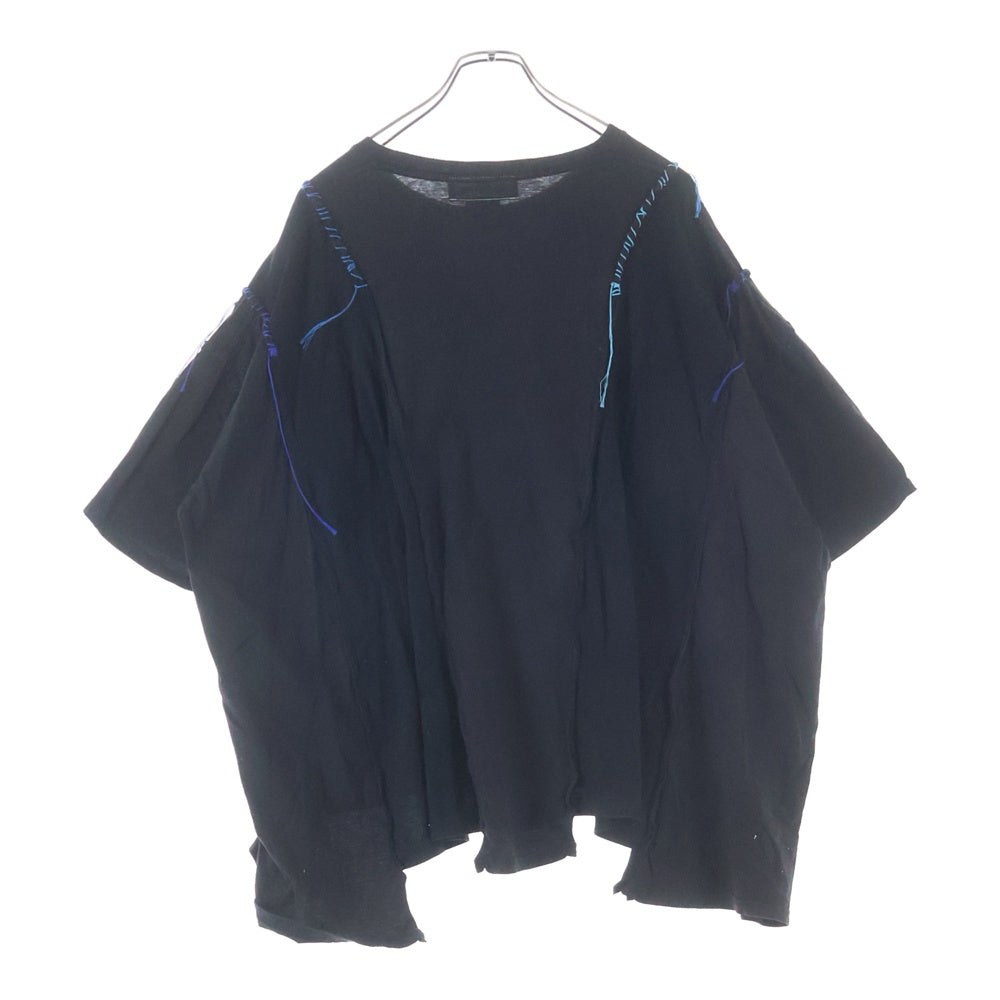 DISCOVERED(ディスカバード) リメイク 半袖Tシャツ コットン DC NS-T ブラック