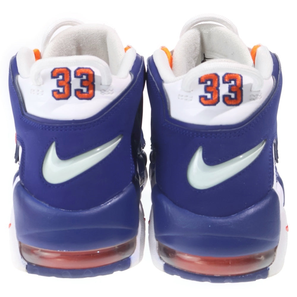 NIKE(ナイキ) AIR MORE UPTEMPO 96 921948-101 エアモアアップテンポ ハイカットスニーカー US9.5/27.5cm ホワイト/ブルー