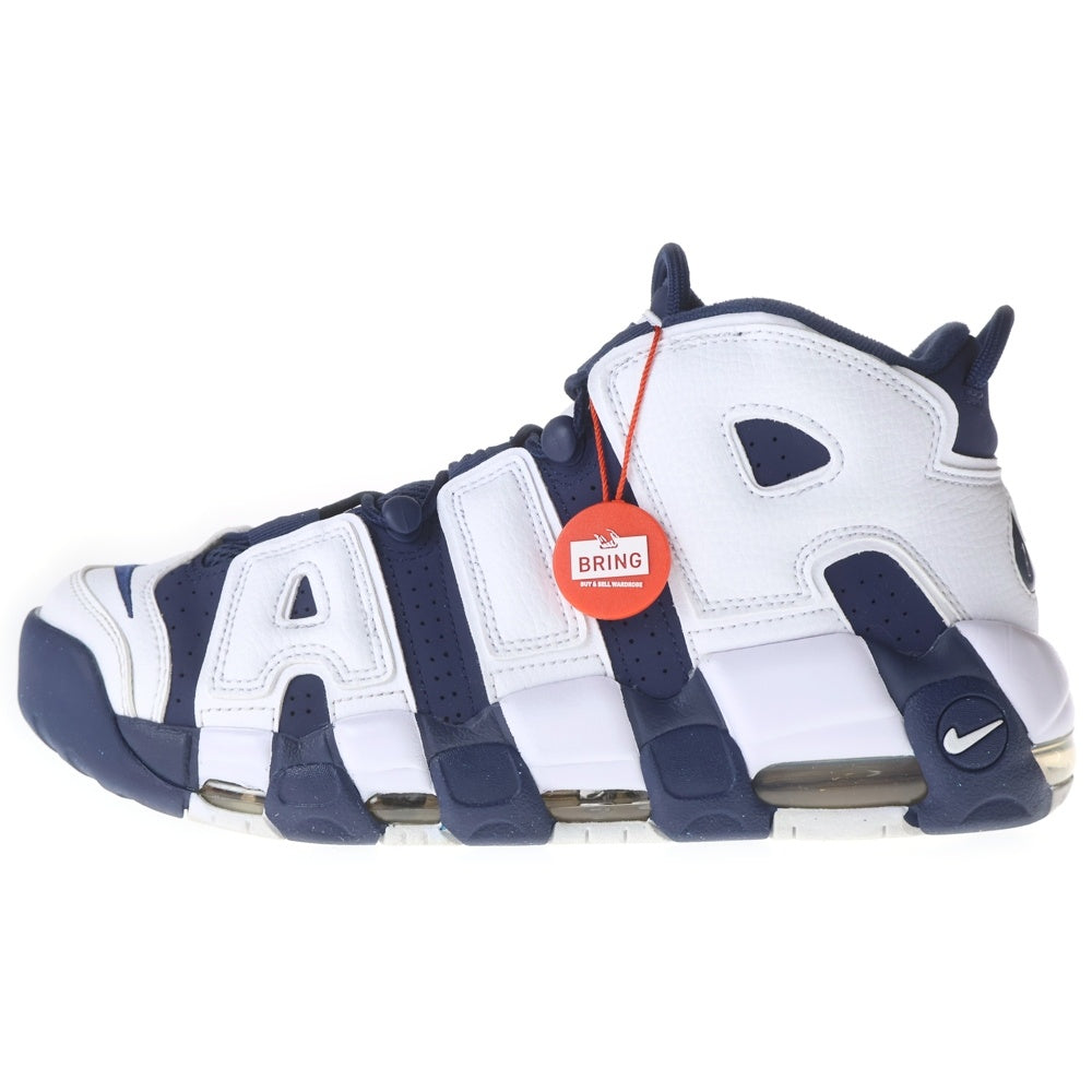 NIKE(ナイキ) AIR MORE UPTEMPO OLYMPIC FQ8182-100 エアモアアップテンポ オリンピック ハイカットスニーカー US9.5/27.5cm ネイビー