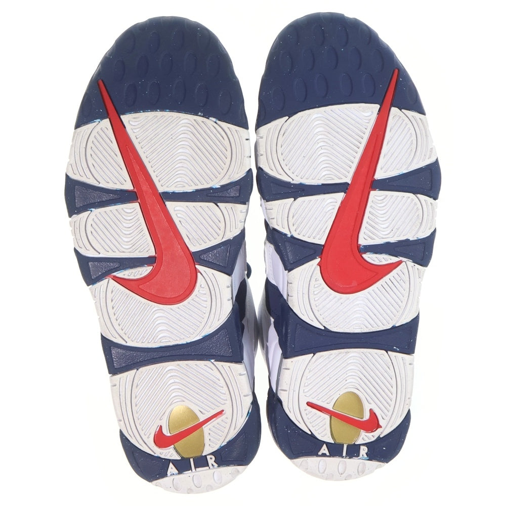 NIKE(ナイキ) AIR MORE UPTEMPO OLYMPIC FQ8182-100 エアモアアップテンポ オリンピック ハイカットスニーカー US9.5/27.5cm ネイビー