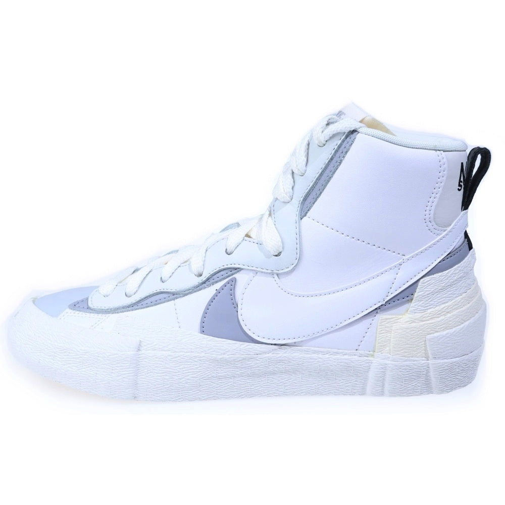 NIKE(ナイキ) ×SACAI BLAZER MID BV0072-100 サカイ ブレーザー ミッドカットスニーカー US10.5/28.5cm ホワイト