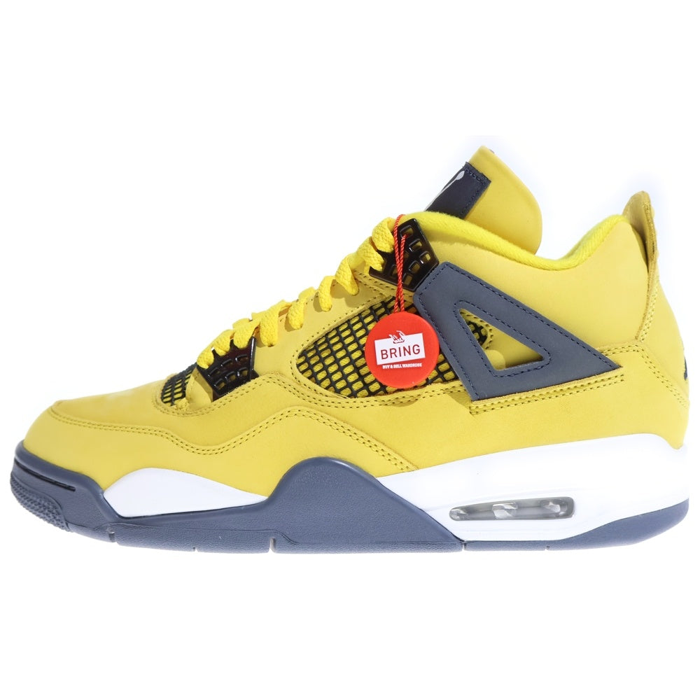 NIKE(ナイキ) AIR JORDAN 4 RETRO TOUR YELLOW CT8527-700 エアジョーダン 4 レトロ ハイカットスニーカー ツアーイエロー US10.5/28.5cm イエロー