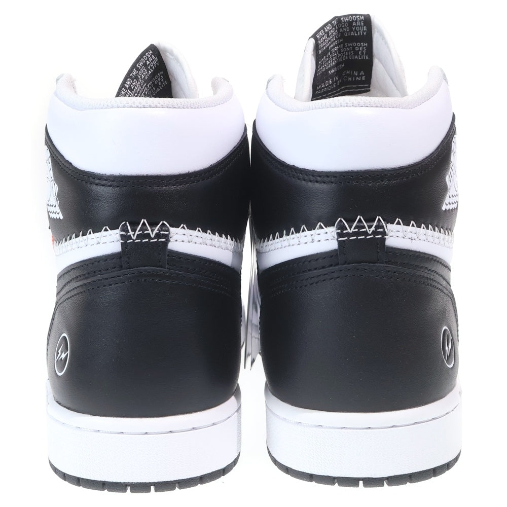 NIKE(ナイキ) ×Fragment Design ×UNION Air Jordan 1 II7282-100 ×フラグメントデザイン ×ユニオン エアジョーダン1 レトロ ハイカットスニーカー ホワイト US12/30.0cm