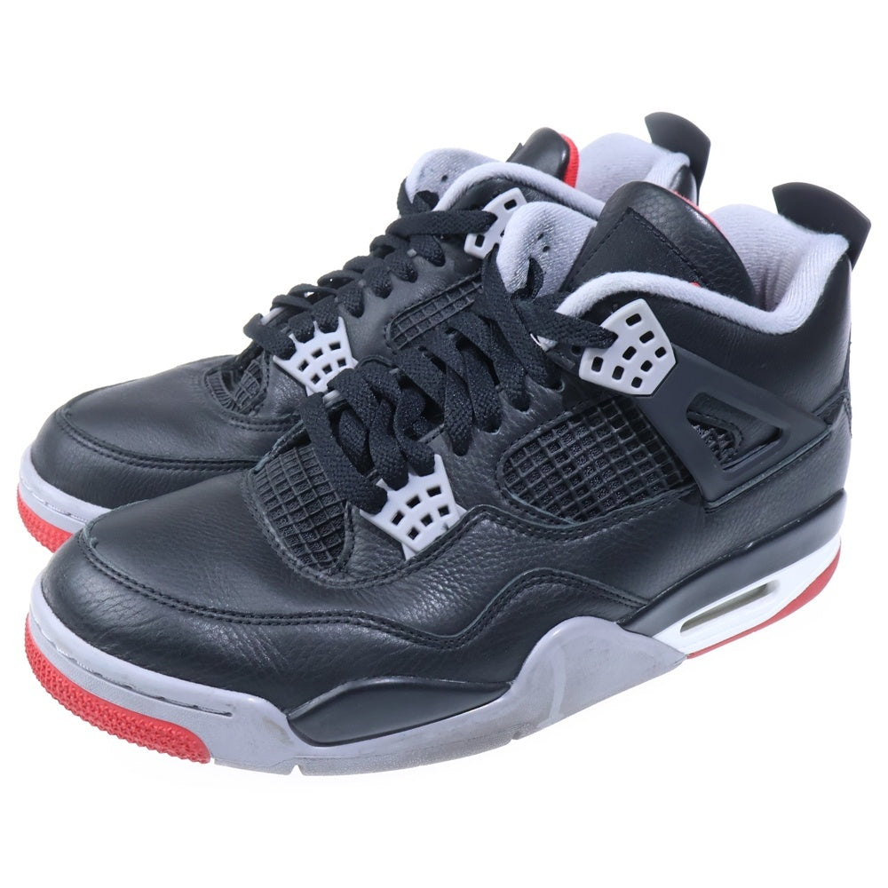 NIKE(ナイキ) AIR JORDAN 4 RETRO Bred Reimagined FV5029-006 エアジョーダン4レトロブレッドリイマジンド ハイカットスニーカー US9.5/27.5cm ブラック