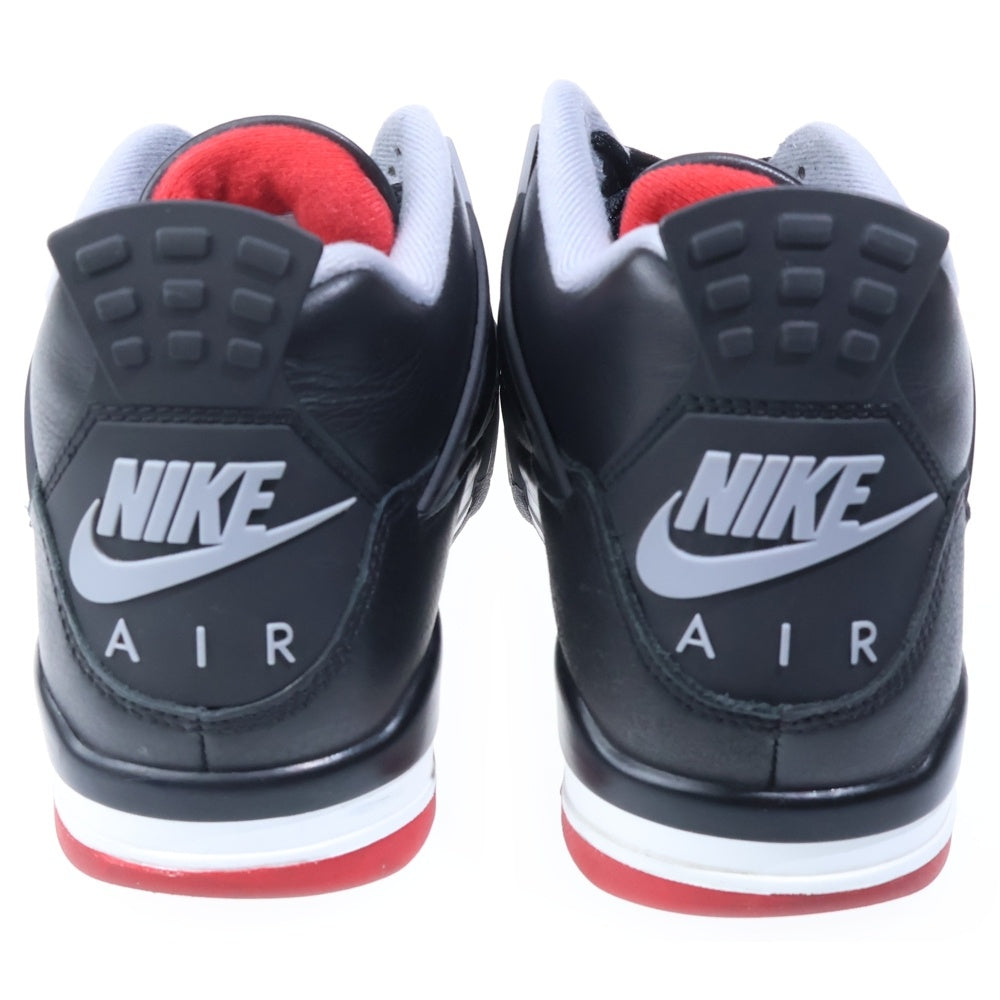 NIKE(ナイキ) AIR JORDAN 4 RETRO Bred Reimagined FV5029-006 エアジョーダン4レトロブレッドリイマジンド ハイカットスニーカー US9.5/27.5cm ブラック