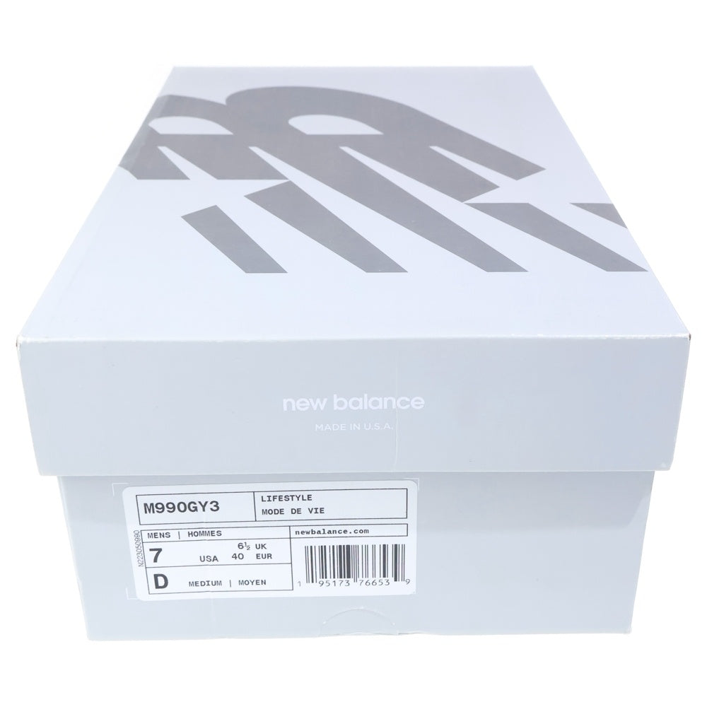 New Balance(ニューバランス) 990V3 M990GY3 ローカットスニーカー US7/25.0cm グレー