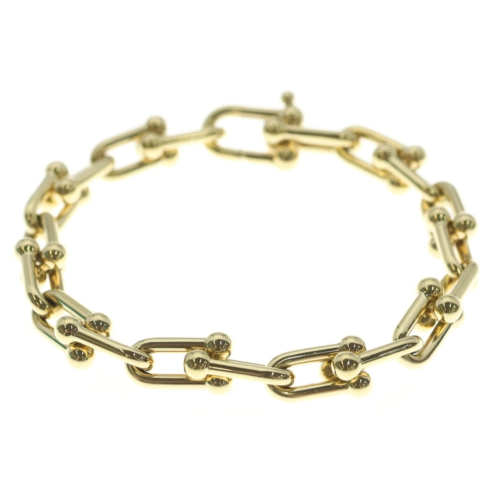 TIFFANY & Co.(ティファニー) K18YG HardWear ハードウェア ミディアムリンクブレスレット イエローゴールド