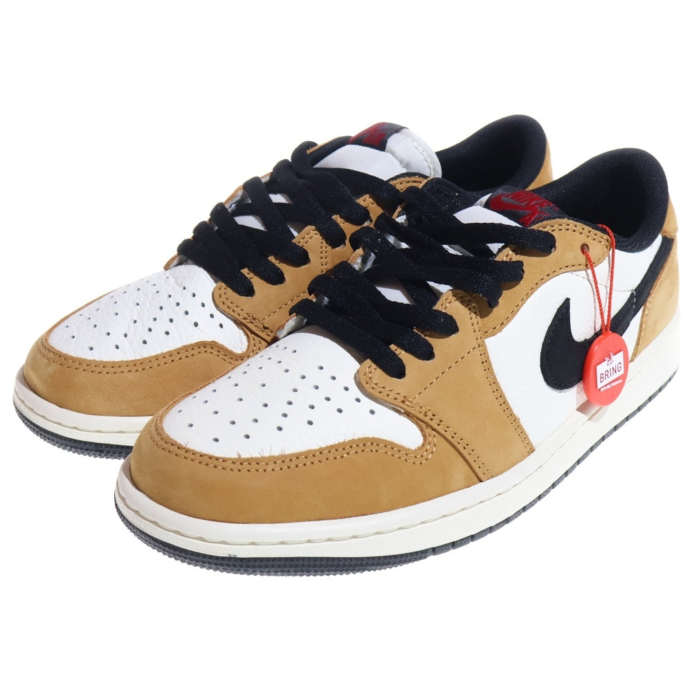 NIKE(ナイキ) AIR JORDAN 1 LOW OG ROOKIE OF THE YEAR SAIL AND GOLDEN HARVEST CZ0790-107 エア ジョーダン 1 ローカットスニーカー US9/27.0cm