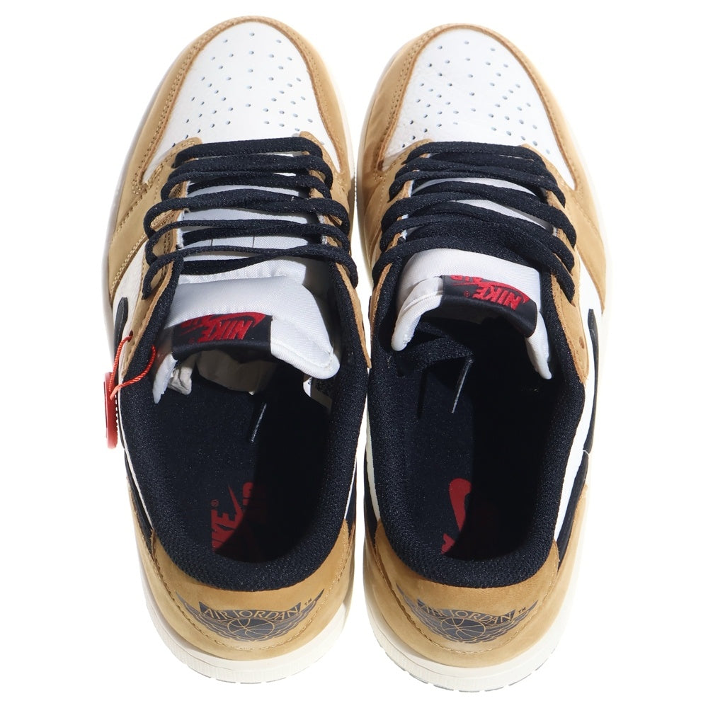 NIKE(ナイキ) AIR JORDAN 1 LOW OG ROOKIE OF THE YEAR SAIL AND GOLDEN HARVEST CZ0790-107 エア ジョーダン 1 ローカットスニーカー US9/27.0cm