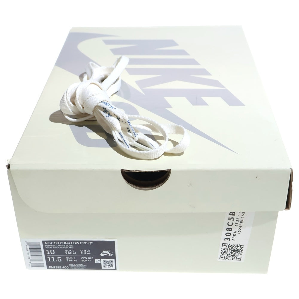 NIKE SB(ナイキエスビー) ×BORN X RAISED DUNK LOW PRO QS ONE BLOCK AT A TIME FN7819-400 ボーンアンドレイズド SBダンク ロー プロ ローカットスニーカー US10/28.0cm