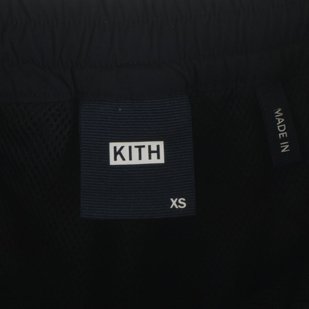 KITH(キス) ナイロントラックパンツ ブラック 22-030-060-0004-1-0