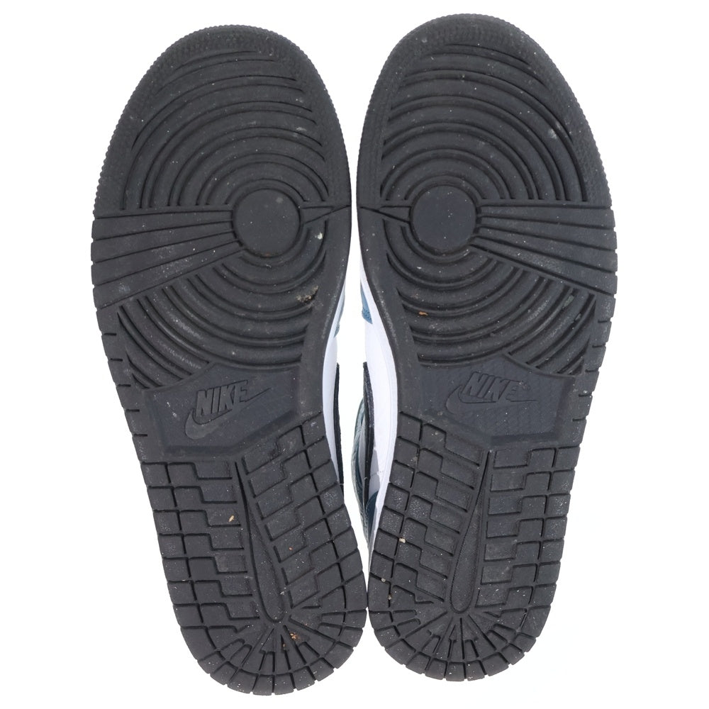 NIKE(ナイキ) ×FACETASM AIR JORDAN 1 MID CU2802-100 ファセッタズム エアジョーダン1 ミッドカットスニーカー US8.5/26.5cm ホワイト/ブルー