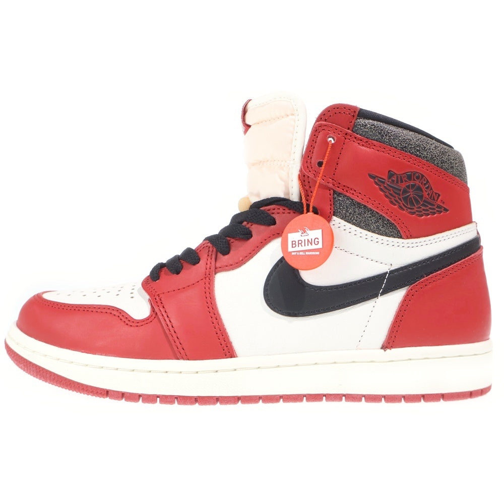 NIKE(ナイキ) AIR JORDAN 1 HIGH OG CHICAGO LOST & FOUND DZ5485-612 エアジョーダン1 シカゴ ロスト&ファウンド ハイカットスニーカー US9.5/27.5cm ホワイト/レッド