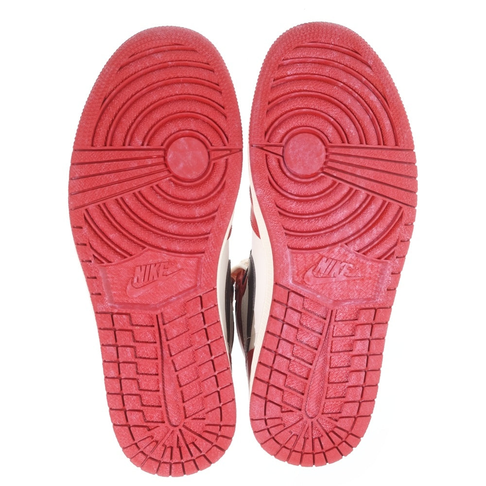NIKE(ナイキ) AIR JORDAN 1 HIGH OG CHICAGO LOST & FOUND DZ5485-612 エアジョーダン1 シカゴ ロスト&ファウンド ハイカットスニーカー US9.5/27.5cm ホワイト/レッド