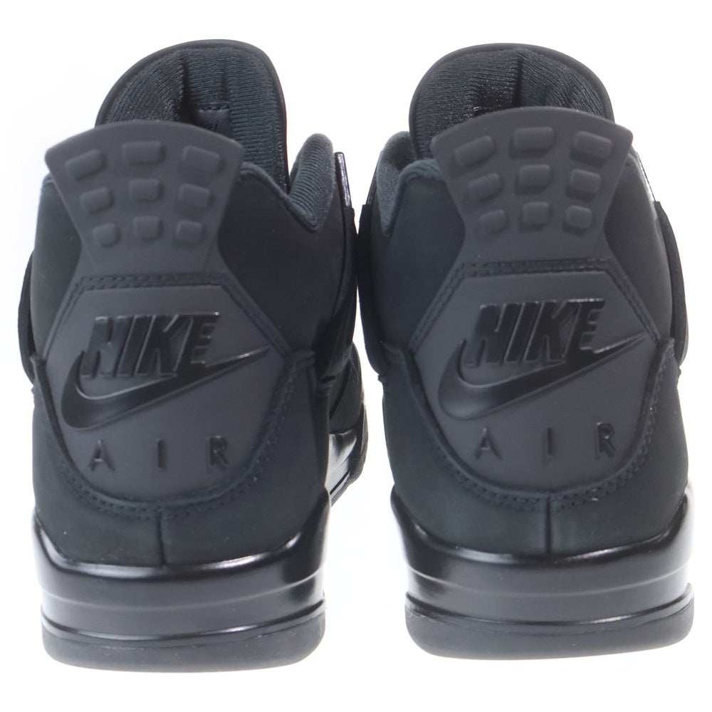NIKE(ナイキ) AIR JORDAN 4 BLACK CAT FV5029‐010 エアジョーダン4 ブラックキャット ハイカットスニーカー US9.5/27.5cm ブラック