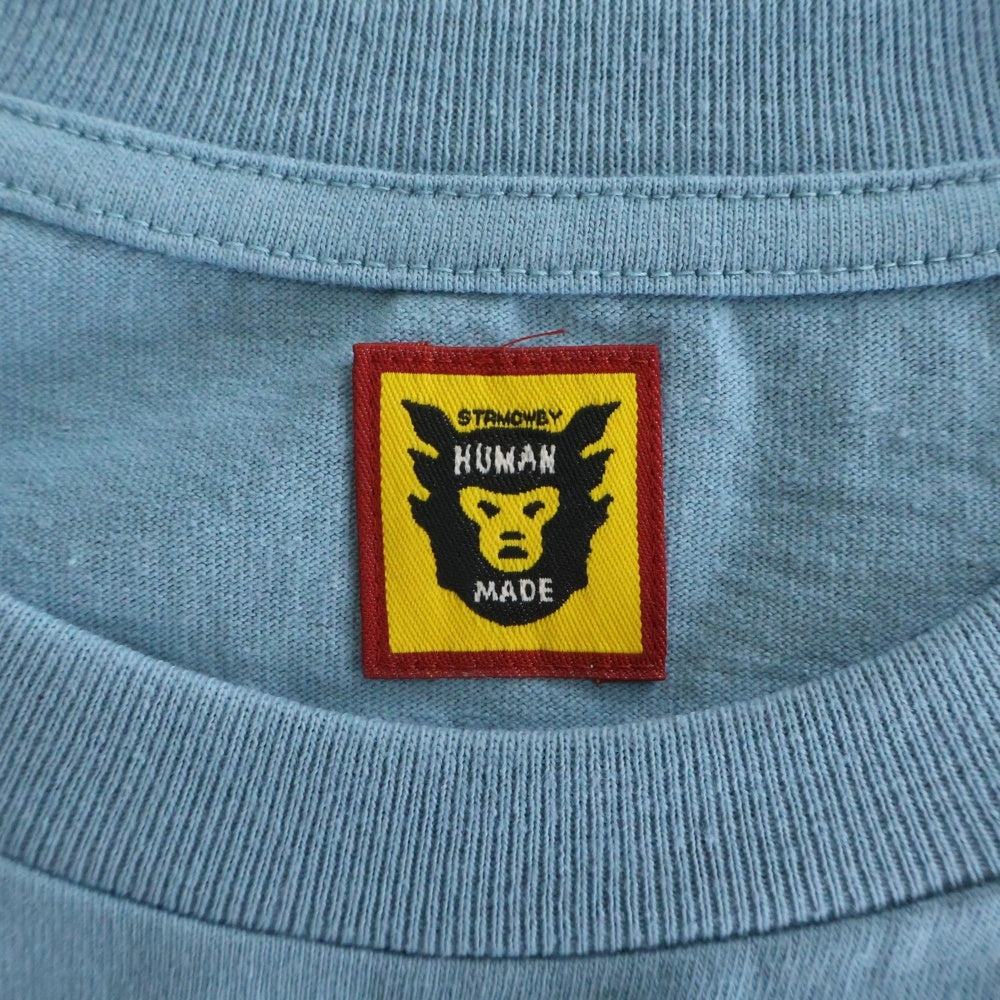 HUMAN MADE(ヒューマンメイド) Polar Bear ポウラーベア 半袖Tシャツ コットン ブルー