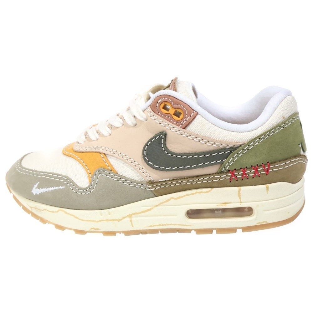 NIKE(ナイキ) WMNS AIR MAX 1 PRM DQ8656-133 ウィメンズ エアマックス ローカットスニーカー ブラウン US9.5/26.5cm