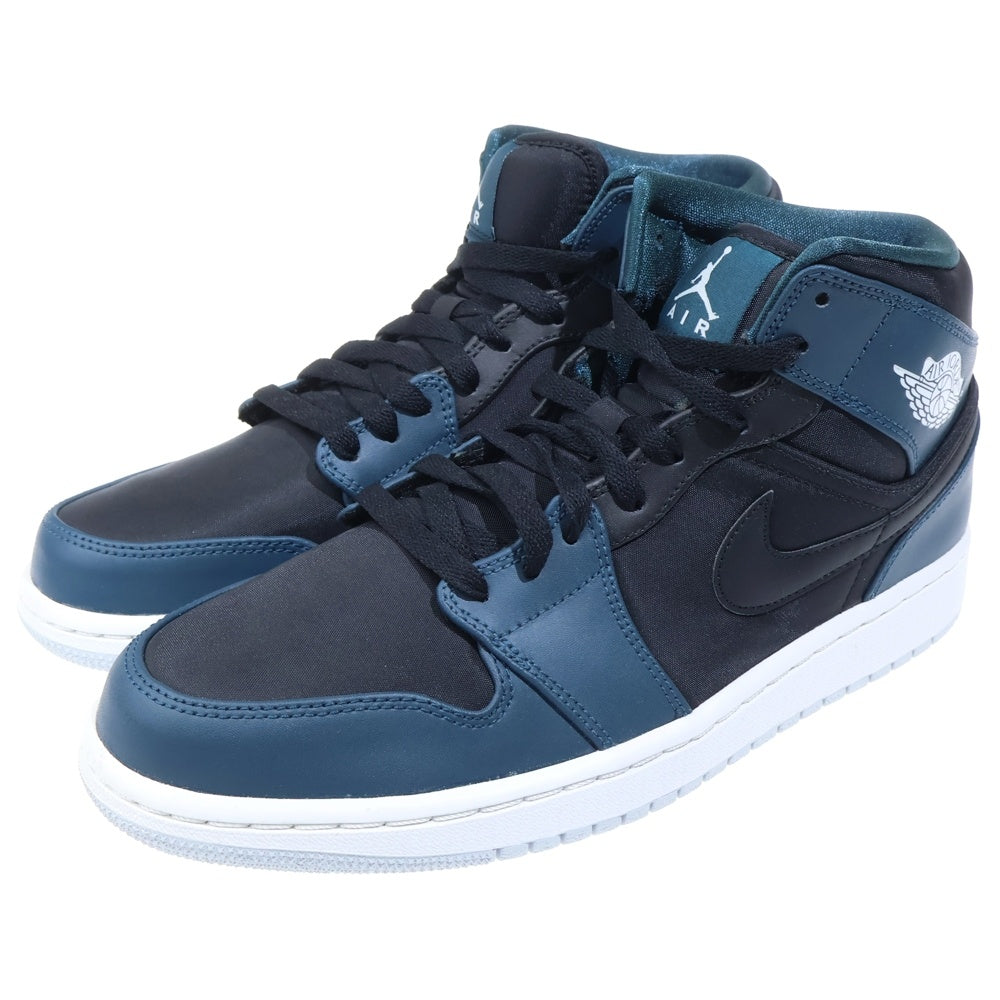 NIKE(ナイキ) 【観賞用2013年製】AIR JORDAN 1 MID NIGHT SHADE 554724-016 エアジョーダン1 ナイトシャドー ミッドカットスニーカー US9.5/27.5cm ブラック