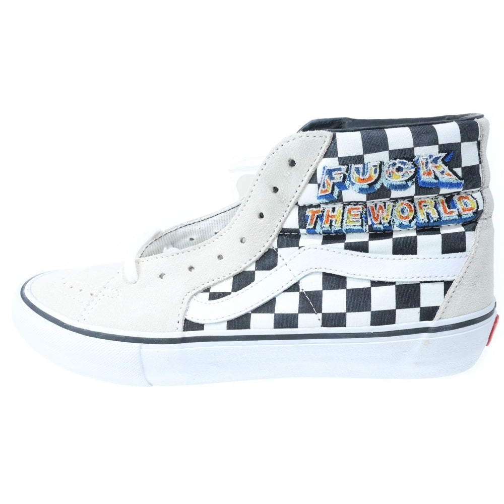 VANS(ヴァンズ) × SUPREME Fuck The World Checker Board ファック ザ ワールド マルチカラー
