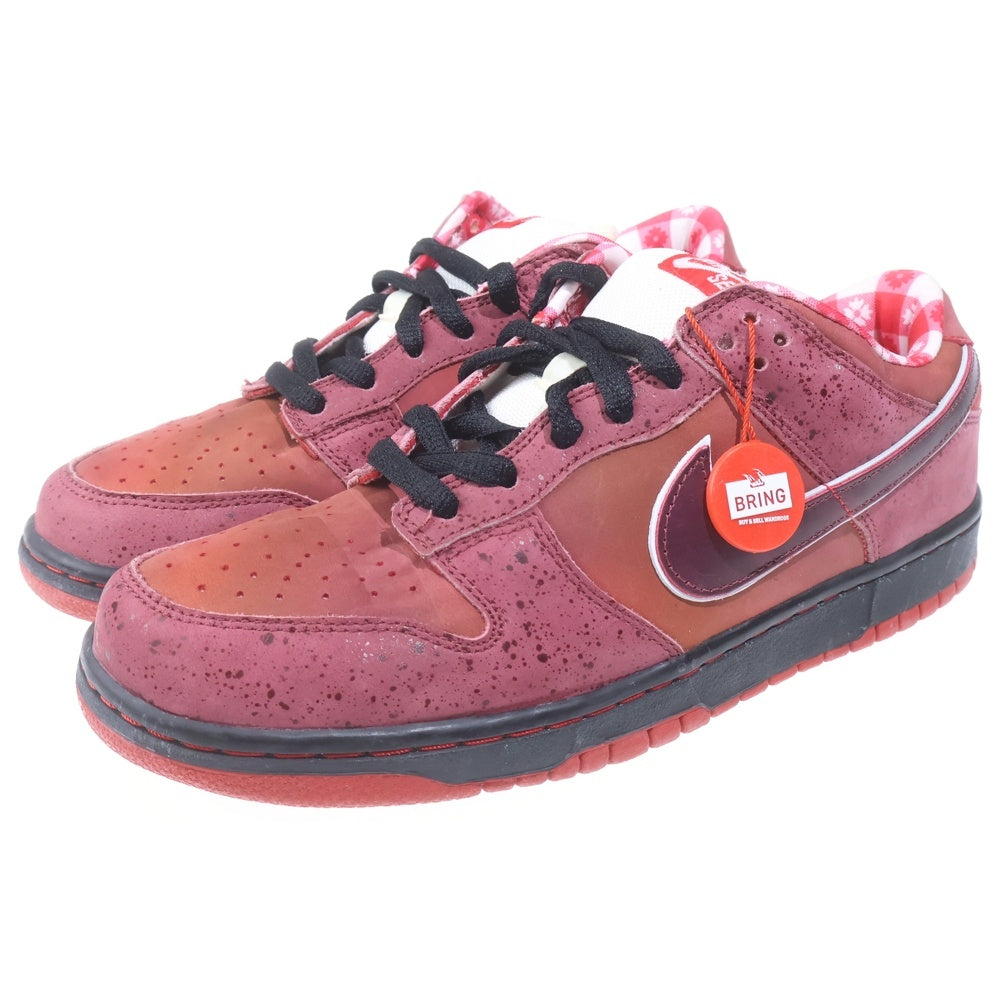NIKE SB(ナイキエスビー) 【観賞用2008年製】×CONCEPTS DUNK LOW RED LOBSTER 313170-661 コンセプツ ダンク レッドロブスター ローカットスニーカー US10/28.0cm レッド