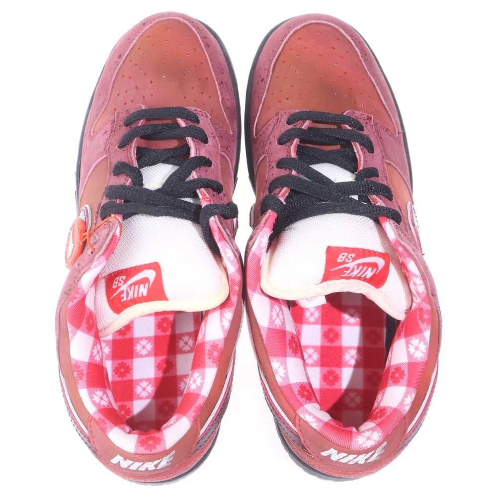 NIKE SB(ナイキエスビー) 【観賞用2008年製】×CONCEPTS DUNK LOW RED LOBSTER 313170-661 コンセプツ ダンク レッドロブスター ローカットスニーカー US10/28.0cm レッド