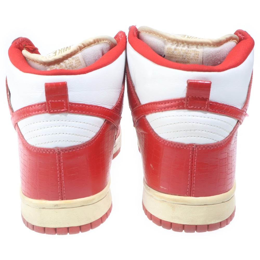 NIKE SB(ナイキエスビー) 【観賞用2003年製】×DUNK HIGH PRO 307385-161 シュプリーム ダンク ハイカットスニーカー US10.5/28.5cm レッド/ホワイト
