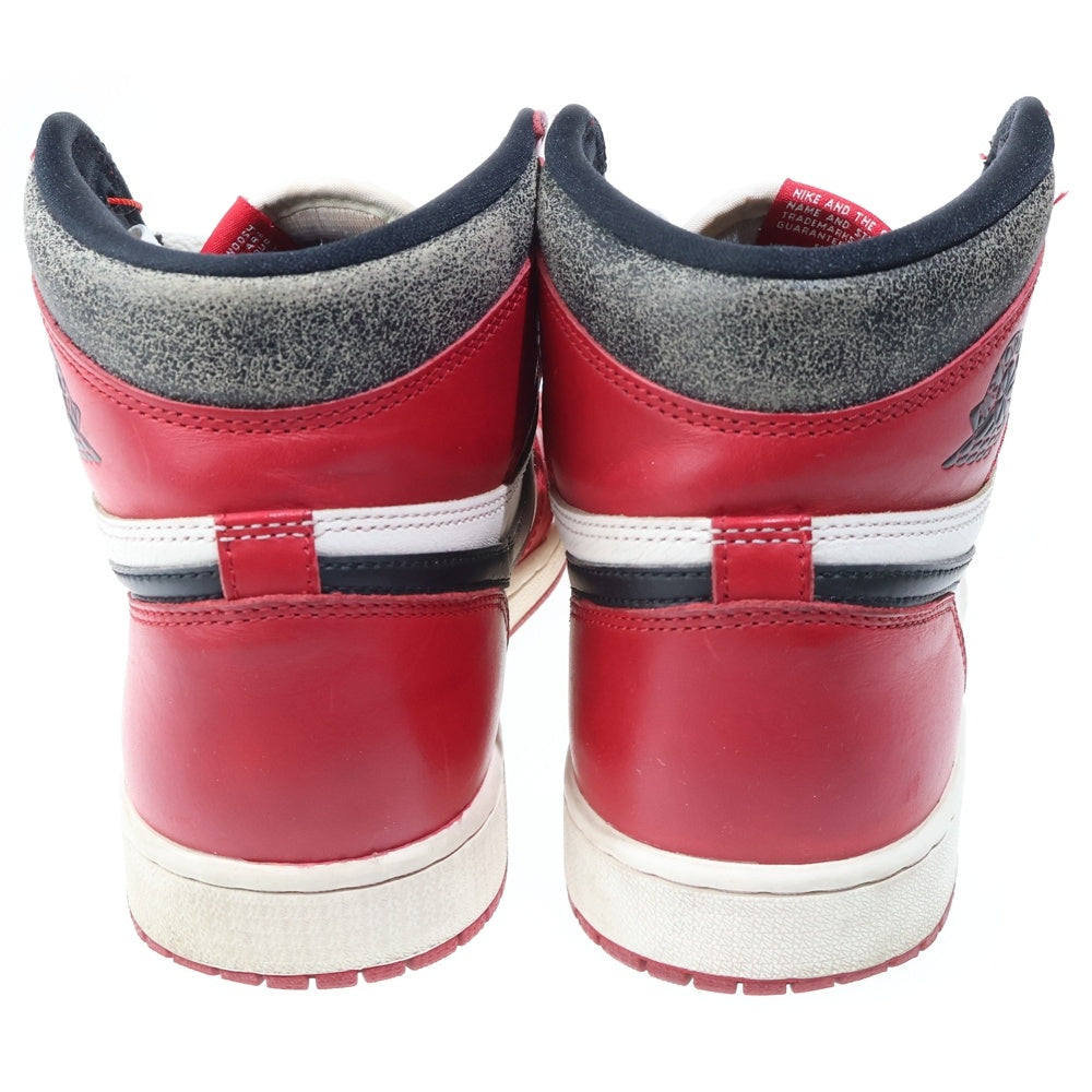NIKE(ナイキ) AIR JORDAN 1 HIGH OG CHICAGO LOST & FOUND DZ5485-612 エアジョーダン1 シカゴ ロストアンドファウンド ハイカットスニーカー US9/27.0cm