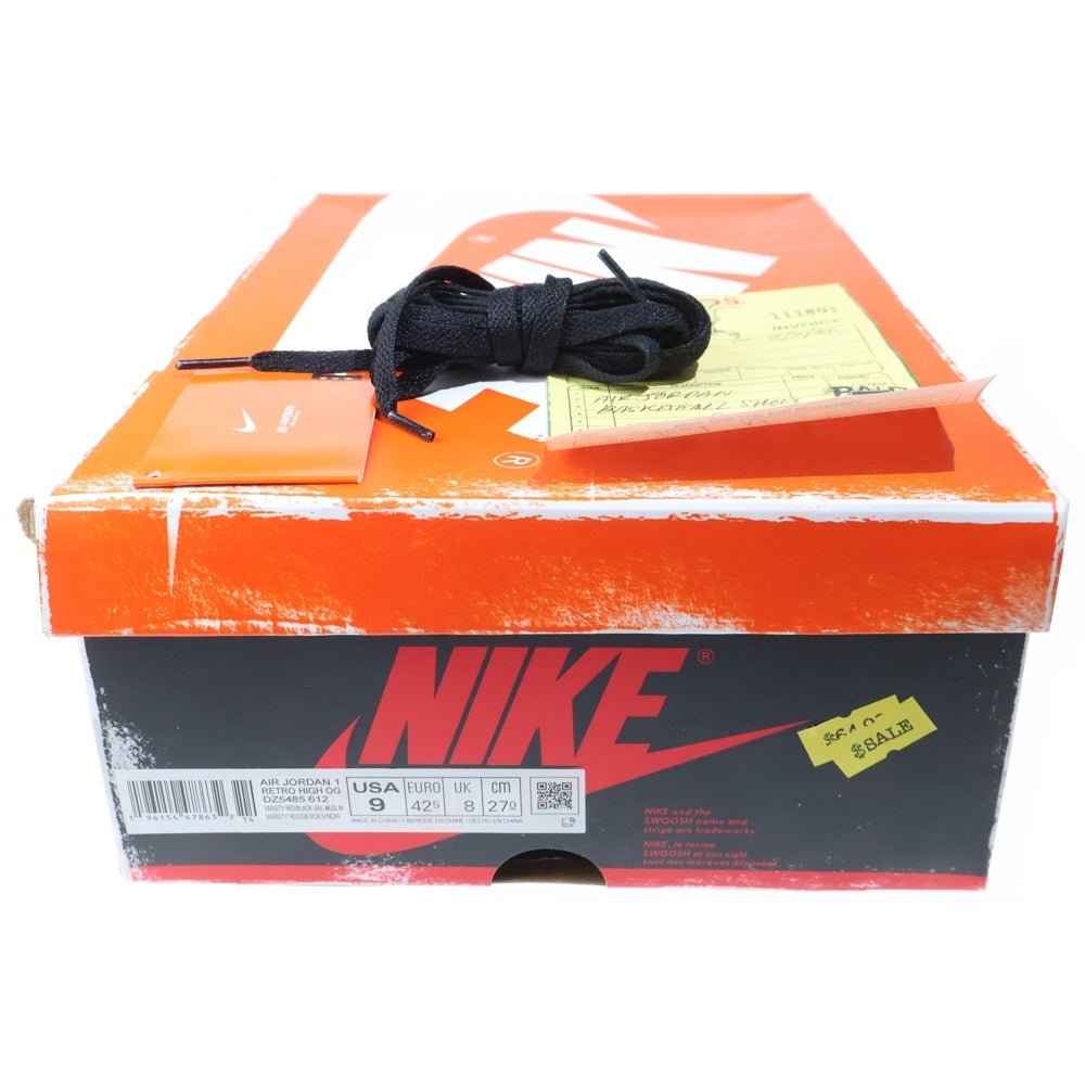 NIKE(ナイキ) AIR JORDAN 1 HIGH OG CHICAGO LOST & FOUND DZ5485-612 エアジョーダン1 シカゴ ロストアンドファウンド ハイカットスニーカー US9/27.0cm