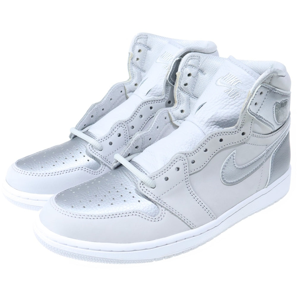 NIKE(ナイキ) AIR JORDAN 1 HIGH OG CO.JP DC1788-029 エアジョーダン 1 ハイカットスニーカー US9.5/27.5cm シルバー