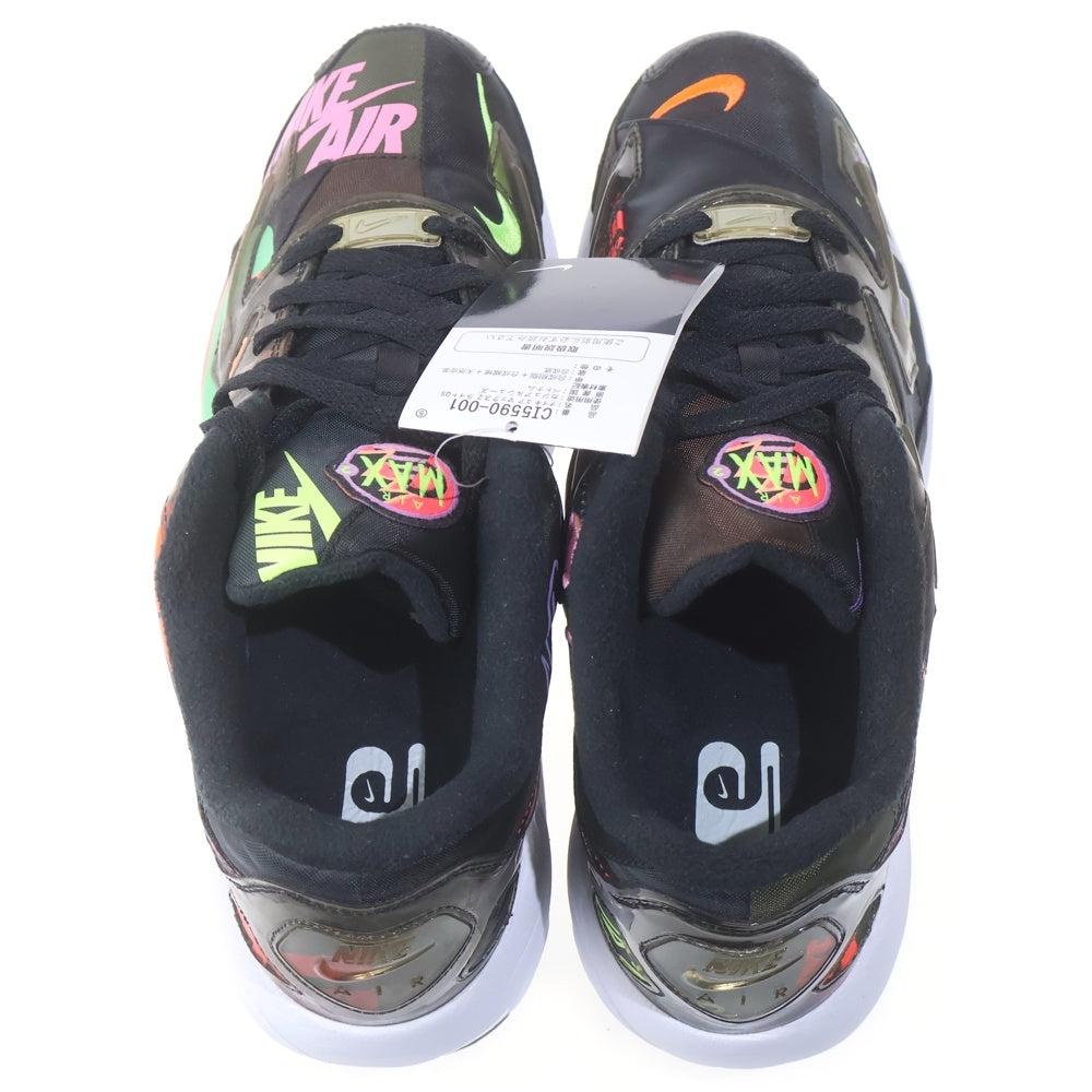 NIKE(ナイキ) ×atmos AIR MAX 2 LIGHT QS CI5590-001 アトモス エアマックス2 ライト QS ローカットスニーカー US9.5/27.5cm ブラック
