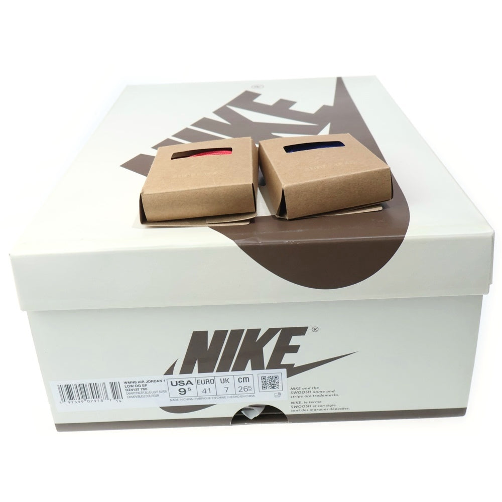 NIKE(ナイキ) ×TRAVIS SCOTT WMNS AIR JORDAN 1 RETRO LOW OG CANARY DZ4137-700 トラヴィススコット ウィメンズ エアジョーダン1 ローカットスニーカー US9.5/26.5cm レディース