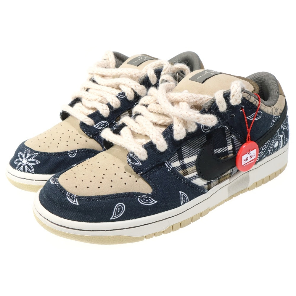 NIKE SB(ナイキエスビー) ×TRAVIS SCOTT SB DUNK LOW PRM QS CACTUS JACK CT5053-001 トラヴィススコット SBダンクロー カクタスジャック ローカットスニーカー US9/27.0cm マルチ
