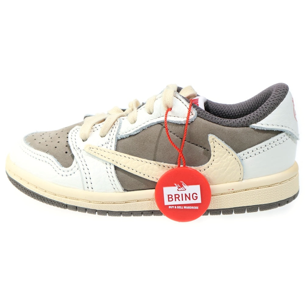 NIKE(ナイキ) ×TRAVIS SCOTT TD AIR JORDAN 1 REVERCE MOCHA DO5441-162 トラヴィススコット ジョーダン1 リバースモカ ローカットスニーカー US9C/15.0cm