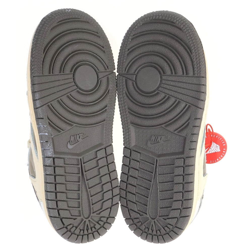 NIKE(ナイキ) ×TRAVIS SCOTT TD AIR JORDAN 1 REVERCE MOCHA DO5441-162 トラヴィススコット ジョーダン1 リバースモカ ローカットスニーカー US9C/15.0cm