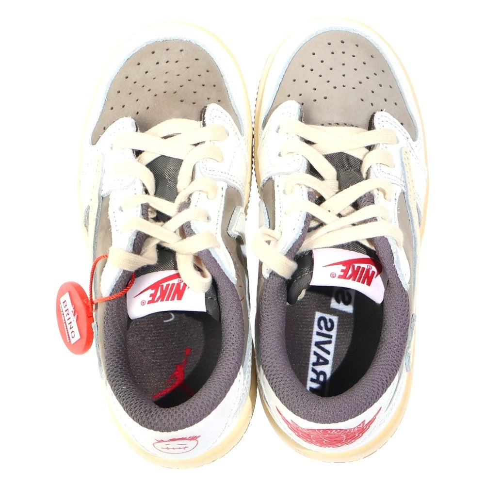 NIKE(ナイキ) ×TRAVIS SCOTT TD AIR JORDAN 1 REVERCE MOCHA DO5441-162 トラヴィススコット ジョーダン1 リバースモカ ローカットスニーカー US9C/15.0cm