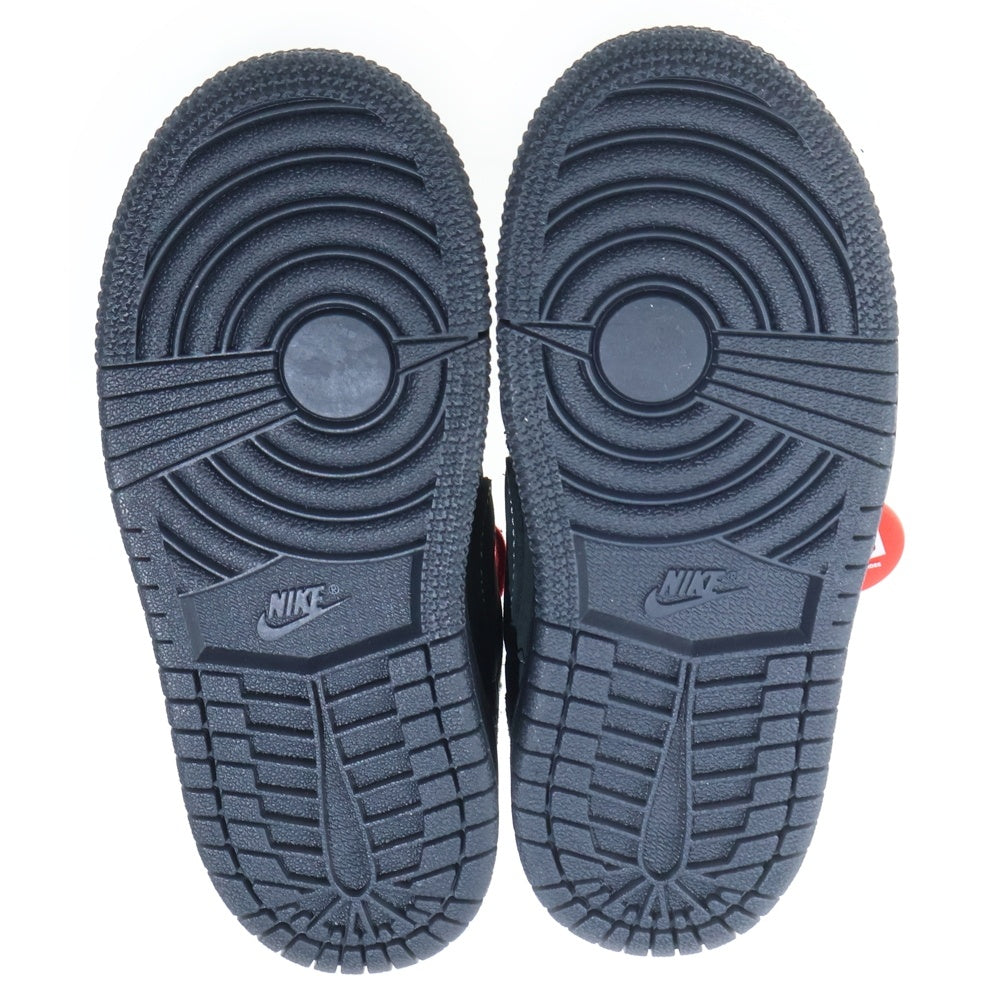 NIKE(ナイキ) ×TRAVIS SCOTT TD AIR JORDAN 1 LOW BLACK PHANTOM DO5441-001 ブラックファントム ローカットスニーカー 9C/15.0cm ブラック