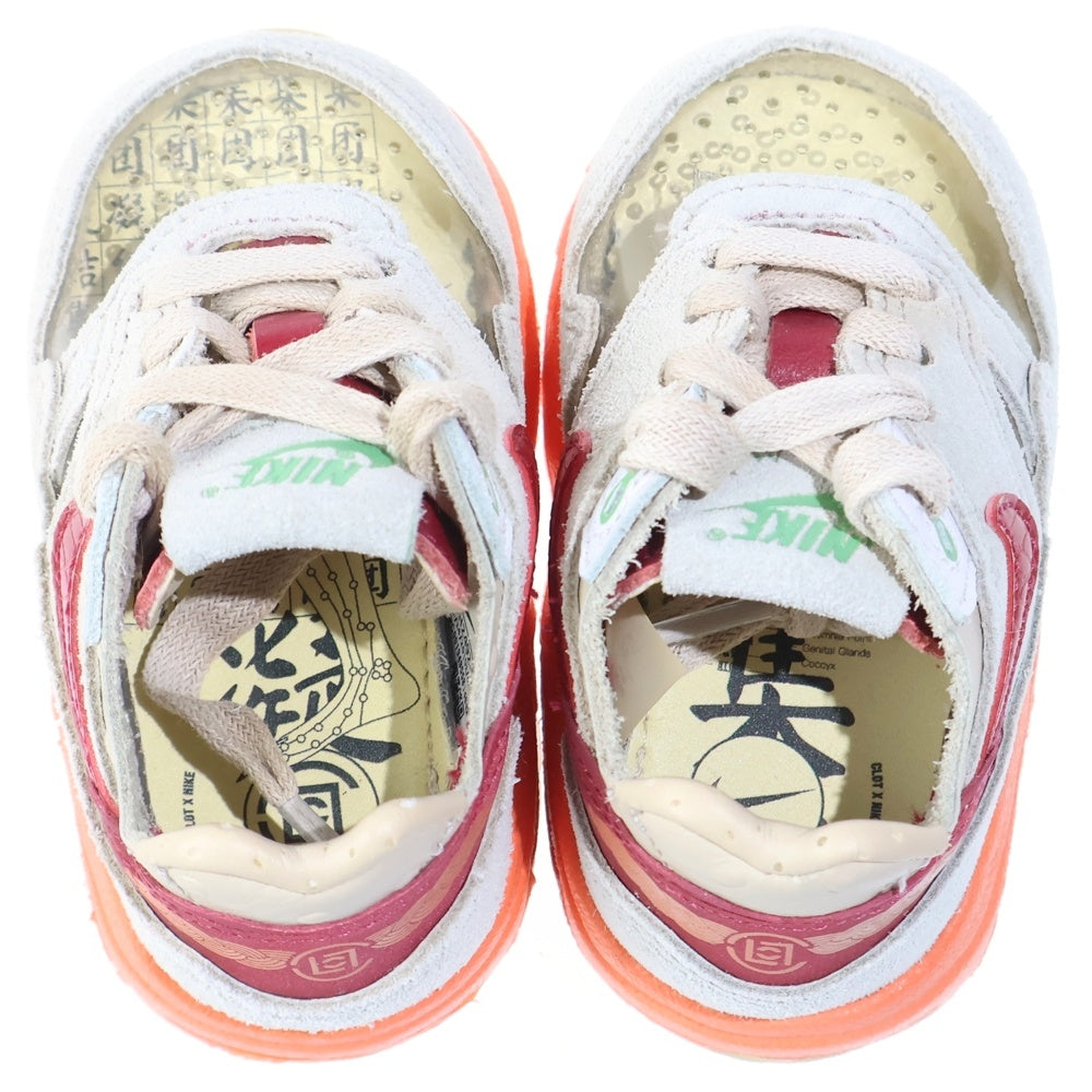 NIKE(ナイキ) ×CLOT TD AIR MAX 1 KISS OF DEATH DH2492-100 クロット エアマックス1 キス オブ デス ローカットスニーカー US3C/9.0cm ブラウン キッズ