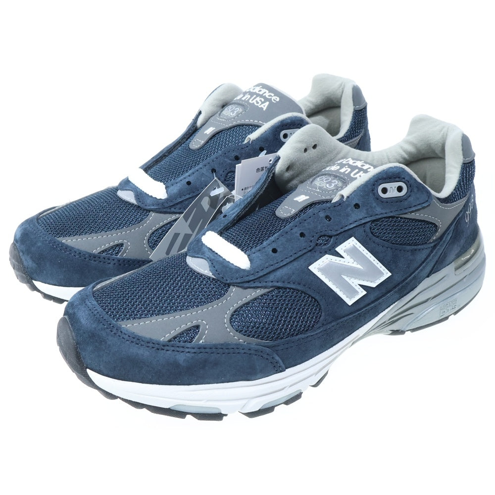 New Balance(ニューバランス) MR993NV スエードメッシュ ローカットスニーカー ネイビー US9/27.0cm