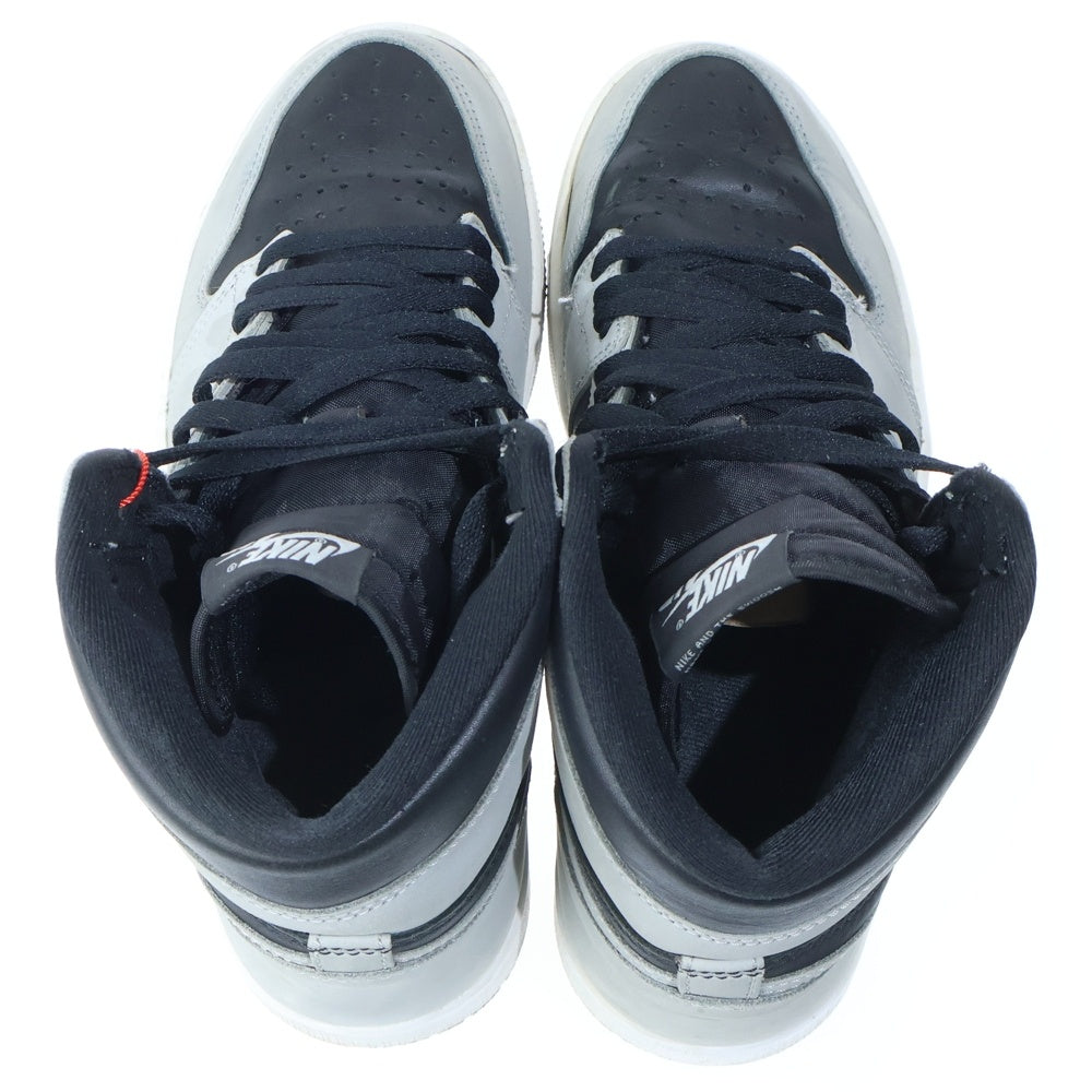 NIKE(ナイキ) AIR JORDAN 1 RETRO HIGH OG SHADOW 2.0 555088-035 エアジョーダン1 シャドウ 2.0 ハイカットスニーカー US9/27.0cm グレー/ブラック