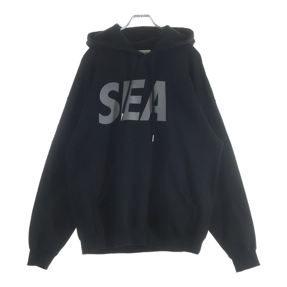 WIND AND SEA(ウィンダンシー) OG LOGO HOODIE SWEATSHIRT ロゴ スウェットプルオーバーパーカー WDS-O-OHP-26-Q2-CS-01 ブラック
