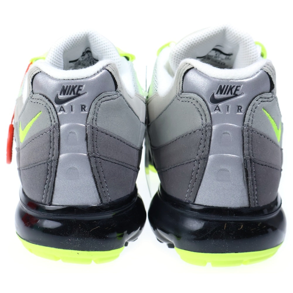 NIKE(ナイキ) AIR VAPORMAX 95 Neon AJ7292-001 エアヴェイパーマックス ネオン ローカットスニーカー グレー/イエロー US8/26.0cm