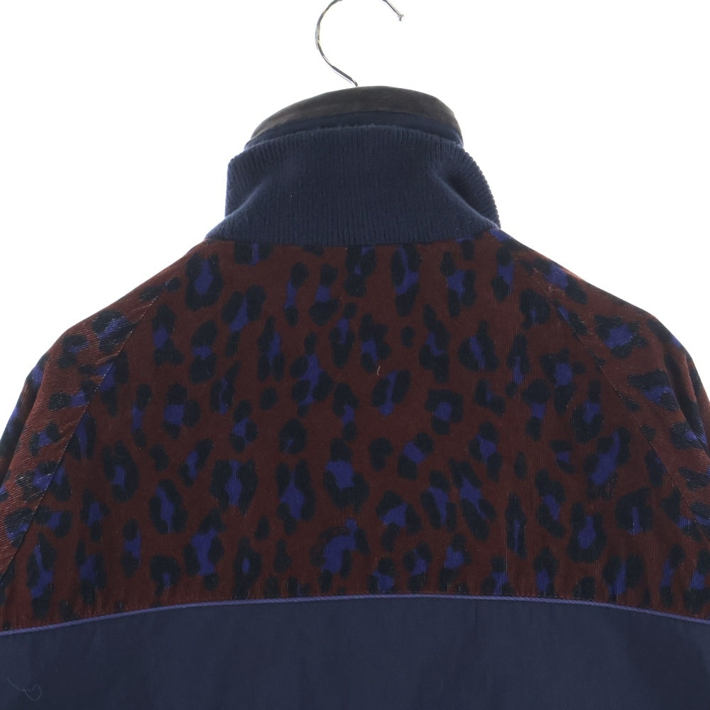Sacai(サカイ) 19AW レオパードドッキングジャケット 19-02052M ネイビー