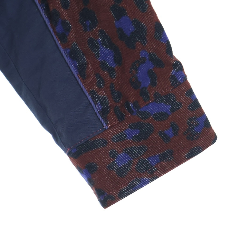 Sacai(サカイ) 19AW レオパードドッキングジャケット 19-02052M ネイビー