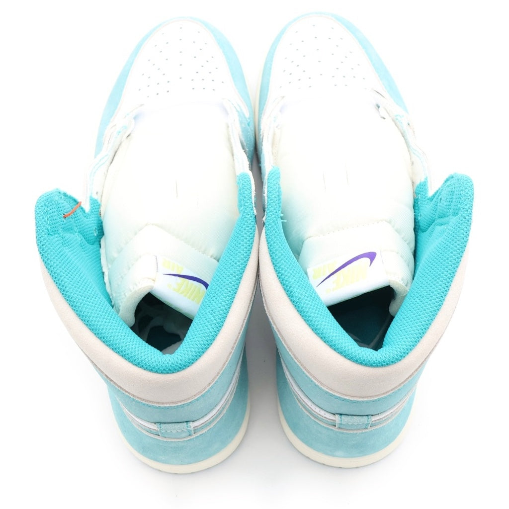 NIKE(ナイキ) AIR JORDAN1 RETRO HIGH OG 555088-311 エアジョーダン1 ターボグリーン ハイカットスニーカー US13/31.0cm ホワイト/グリーン