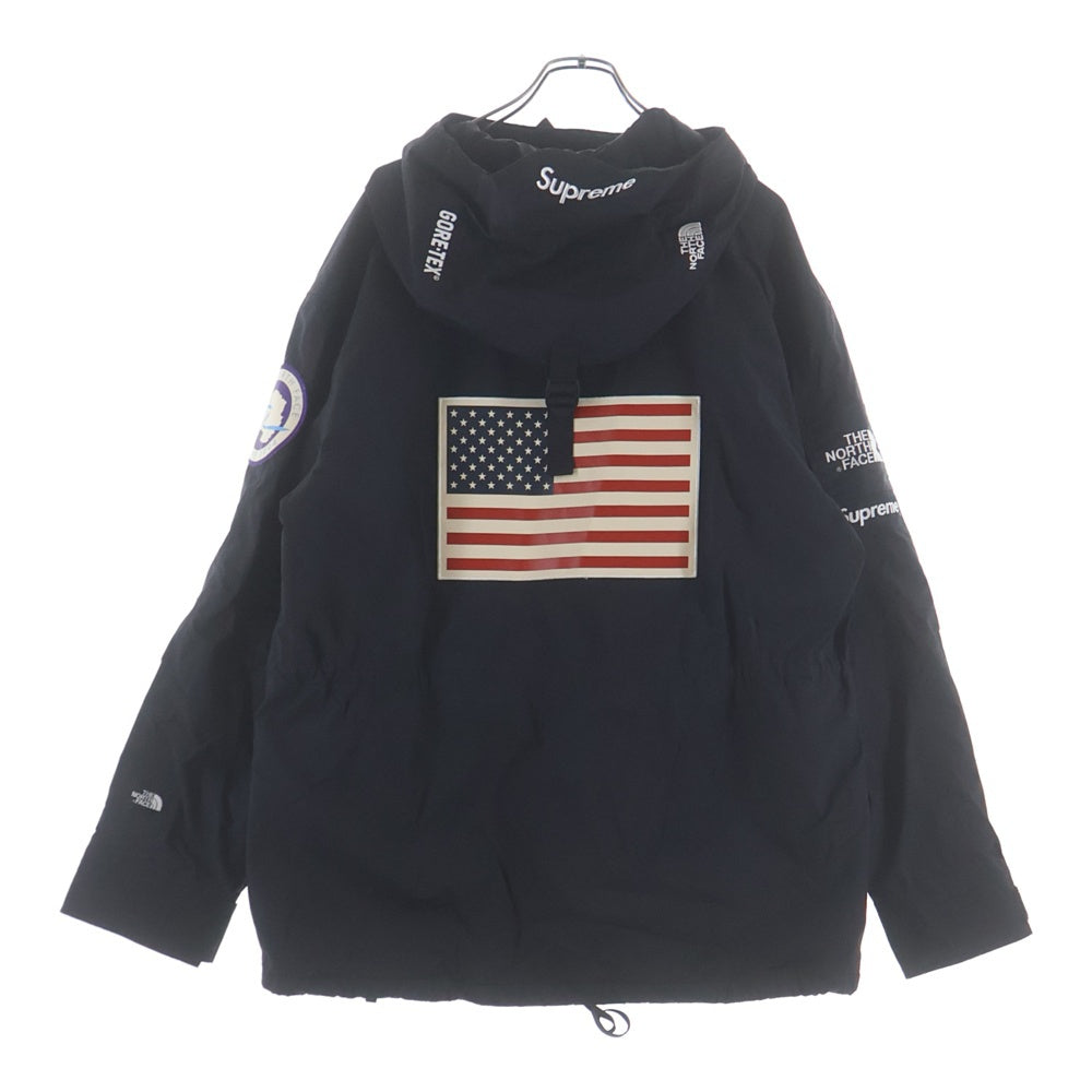 SUPREME(シュプリーム) 17SS ×THE NORTH FACE Trans Antarctica エクスペデション Pullover GORE-TEX ザノースフェイス ナイロンジャケット ゴアテックス NP01701I ブラック