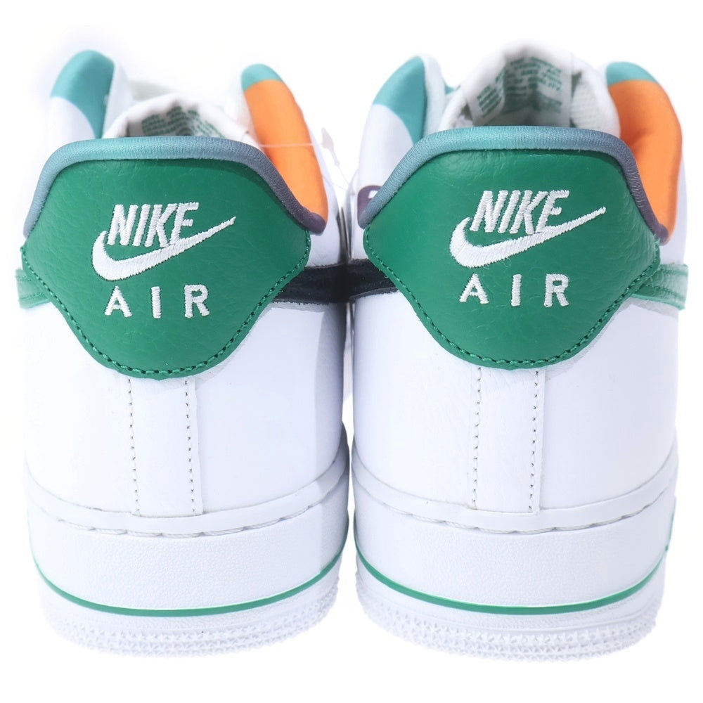 NIKE(ナイキ) AIR FORCE 1 07 LV8 EMB DM0109-100 エアフォース1 ローカットスニーカー US11.5/29.5cm ホワイト/グリーン
