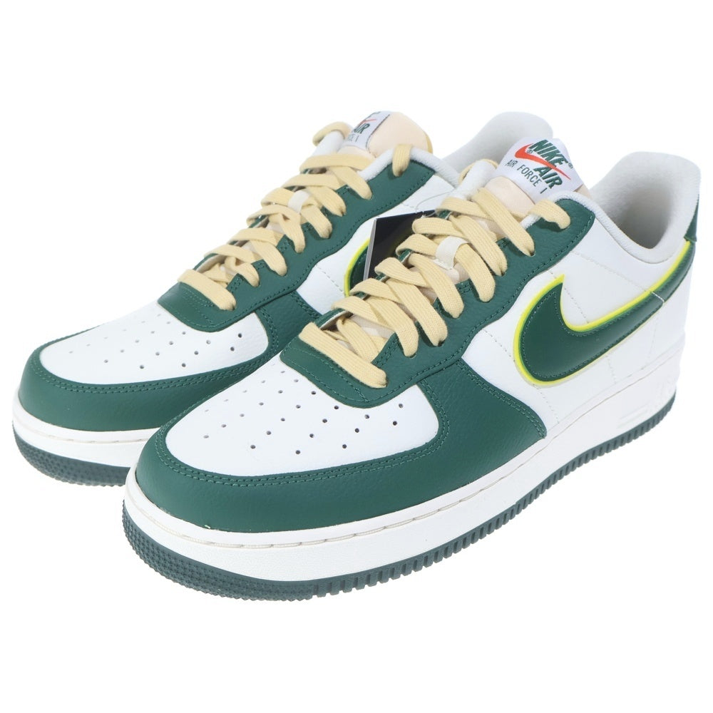 NIKE(ナイキ) AIR FORCE 1 07 LV8 FD0341-133 エアフォース1 ローカットスニーカー US10.5/28.5cm ホワイト/グリーン