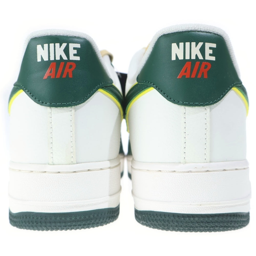 NIKE(ナイキ) AIR FORCE 1 07 LV8 FD0341-133 エアフォース1 ローカットスニーカー US10.5/28.5cm ホワイト/グリーン